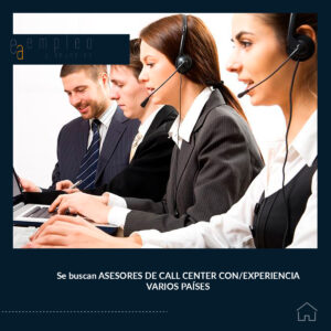 asesores call center sin experiencia